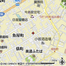 岐阜県美濃市2261周辺の地図