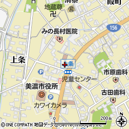 岐阜県美濃市78-2周辺の地図