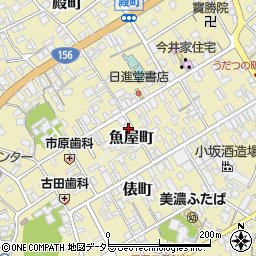岐阜県美濃市1961-1周辺の地図
