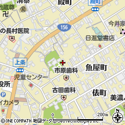 岐阜県美濃市2030周辺の地図
