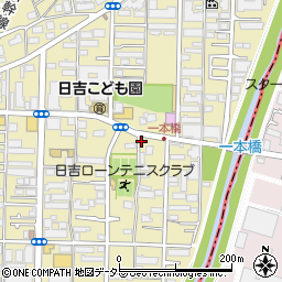 リハビリデイサービスnagomi横浜日吉店周辺の地図