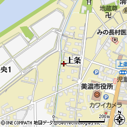 岐阜県美濃市1215周辺の地図