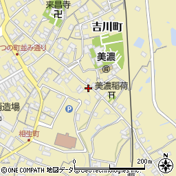 岐阜県美濃市吉川町2403周辺の地図