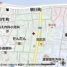 鳥取県境港市東本町43周辺の地図