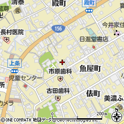 岐阜県美濃市1987周辺の地図