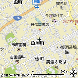 岐阜県美濃市1932周辺の地図