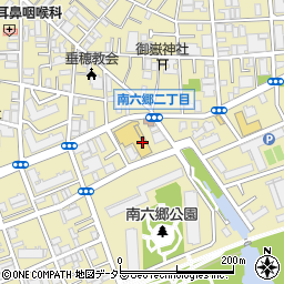 東京都大田区南六郷2丁目33周辺の地図