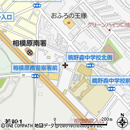 神奈川県相模原市南区鵜野森1丁目6-2周辺の地図