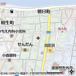 鳥取県境港市東本町55周辺の地図