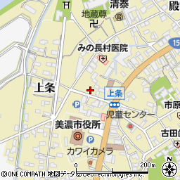 岐阜県美濃市1380周辺の地図