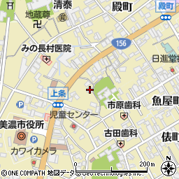 岐阜県美濃市68-1周辺の地図