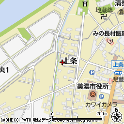 岐阜県美濃市1212周辺の地図