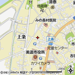 岐阜県美濃市1378-2周辺の地図