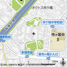 神奈川県横浜市青葉区市ケ尾町534-23周辺の地図
