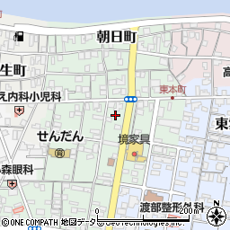 鳥取県境港市東本町45周辺の地図