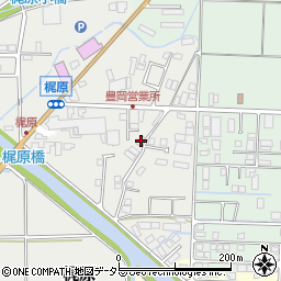 兵庫県豊岡市梶原309-9周辺の地図