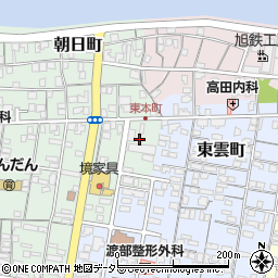 鳥取県境港市東本町6周辺の地図