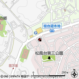 ａｐｏｌｌｏｓｔａｔｉｏｎセルフ松風台ＳＳ周辺の地図