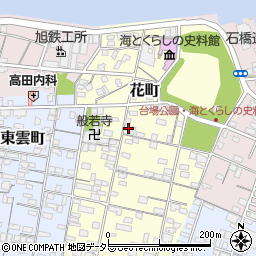 鳥取県境港市花町44周辺の地図