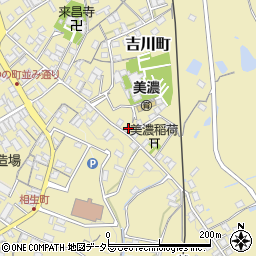 岐阜県美濃市2405周辺の地図