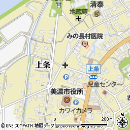 岐阜県美濃市1379周辺の地図