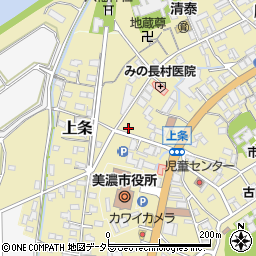 岐阜県美濃市1378-4周辺の地図