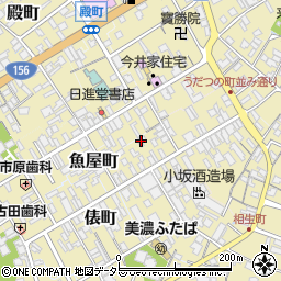 岐阜県美濃市2254周辺の地図