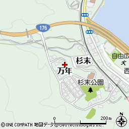 京都府宮津市万年1111周辺の地図