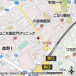東京都町田市森野1丁目36周辺の地図