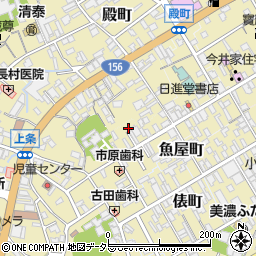 岐阜県美濃市1979周辺の地図