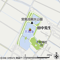 宮島池親水公園周辺の地図