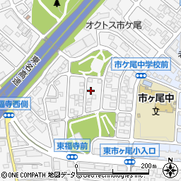 神奈川県横浜市青葉区市ケ尾町534-24周辺の地図