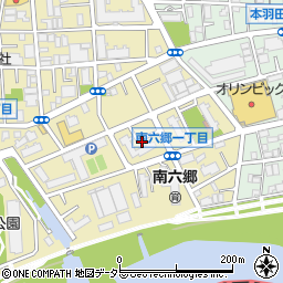 東京都大田区南六郷1丁目30周辺の地図