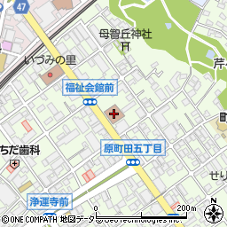 町田市健康福祉会館周辺の地図