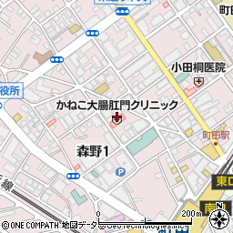 東京都町田市森野1丁目25周辺の地図