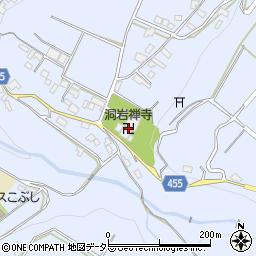 洞岩禅寺周辺の地図