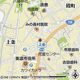 岐阜県美濃市78-7周辺の地図