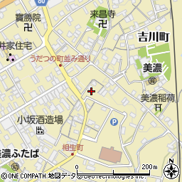 岐阜県美濃市2440周辺の地図