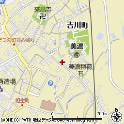 岐阜県美濃市吉川町2397周辺の地図