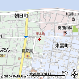 鳥取県境港市東本町9周辺の地図
