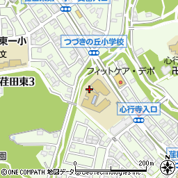 神奈川県横浜市都筑区荏田東周辺の地図