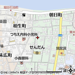 鳥取県境港市東本町80周辺の地図