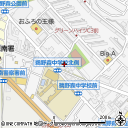 神奈川県相模原市南区鵜野森1丁目21-3周辺の地図