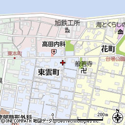 鳥取県境港市東雲町16周辺の地図