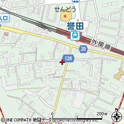 セブンイレブン千葉誉田駅前店周辺の地図
