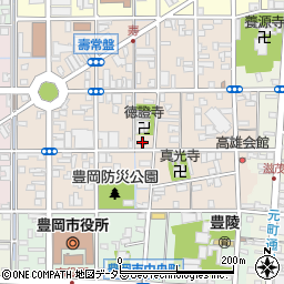 亀山区会館周辺の地図