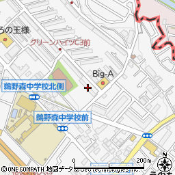 神奈川県相模原市南区鵜野森1丁目28-5周辺の地図
