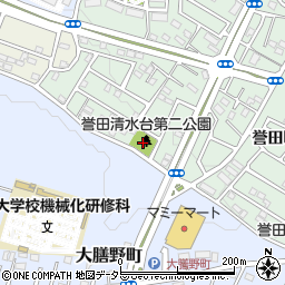 誉田清水台第2公園周辺の地図