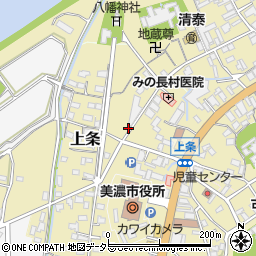 岐阜県美濃市1239周辺の地図