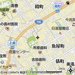 岐阜県美濃市1956周辺の地図